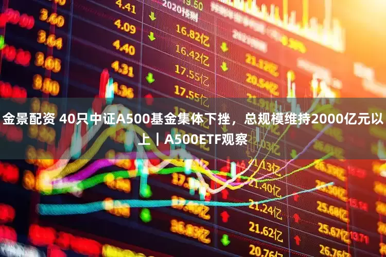 金景配资 40只中证A500基金集体下挫，总规模维持2000亿元以上｜A500ETF观察